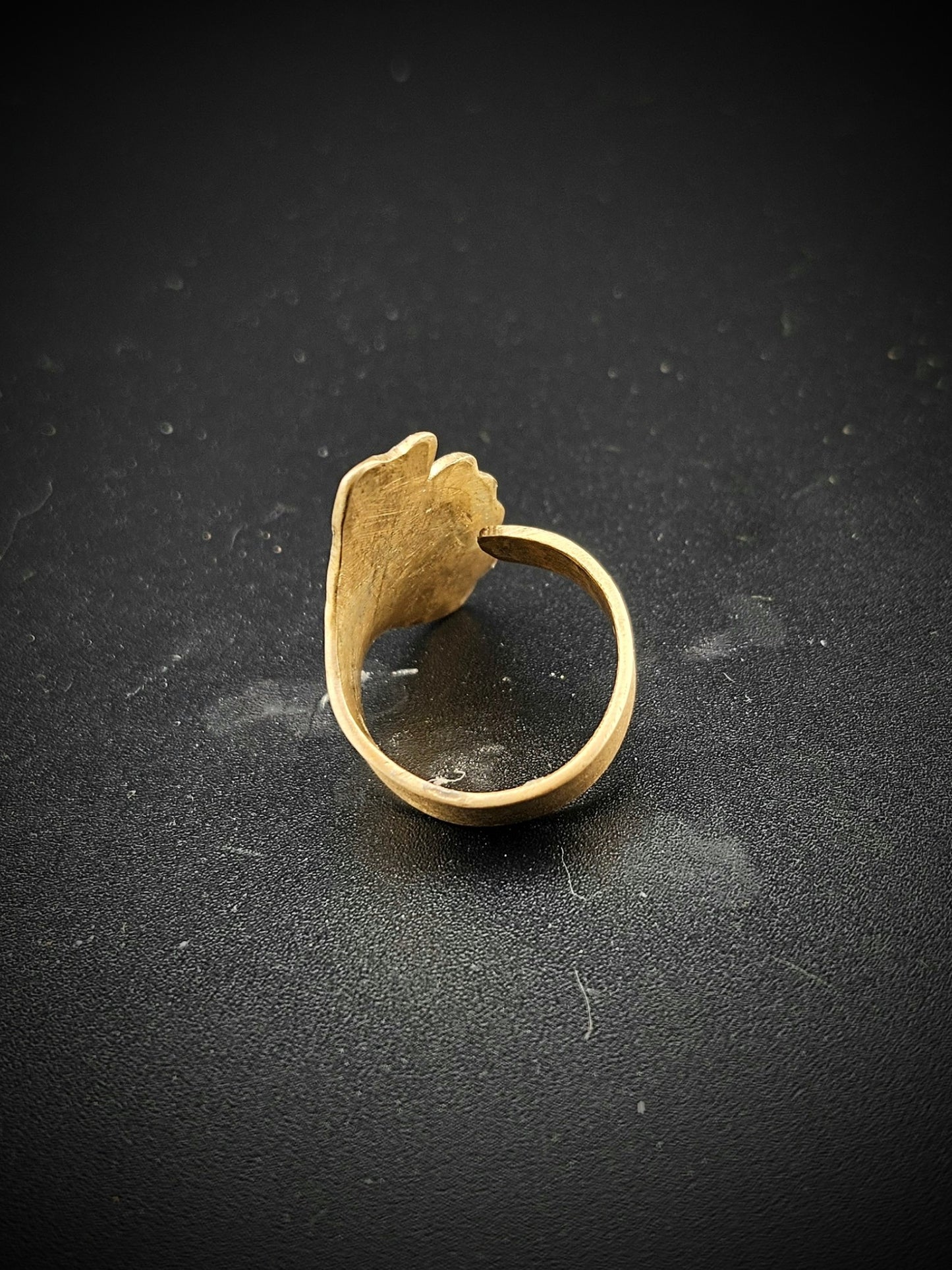 Ginkgo Leaf Ring - Size 9