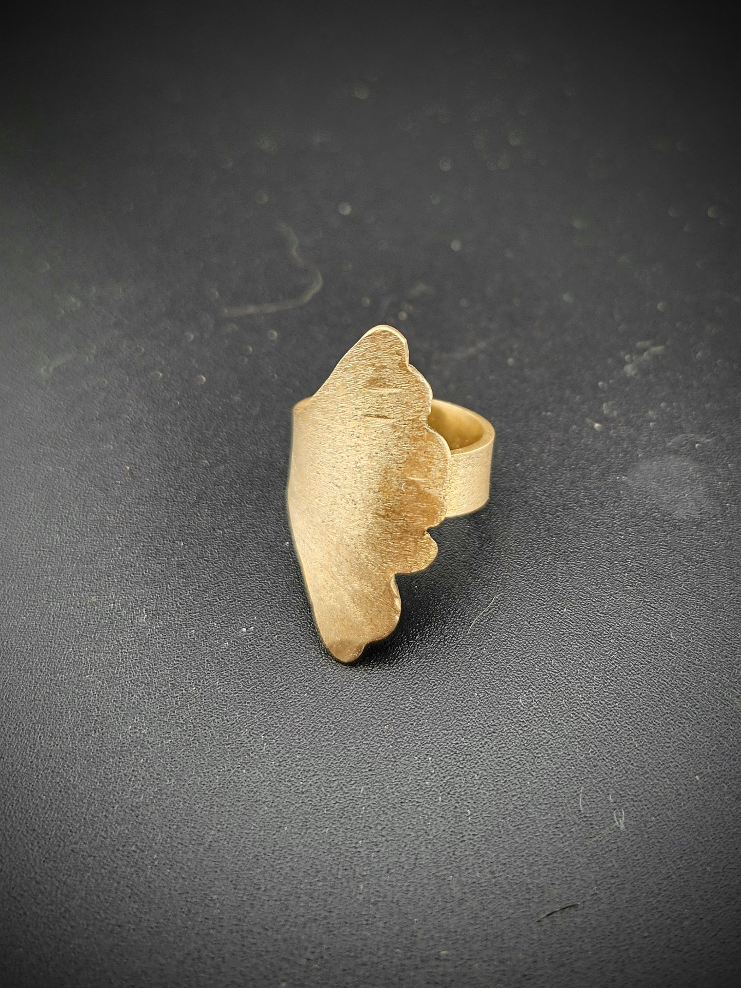 Ginkgo Leaf Ring - Size 6