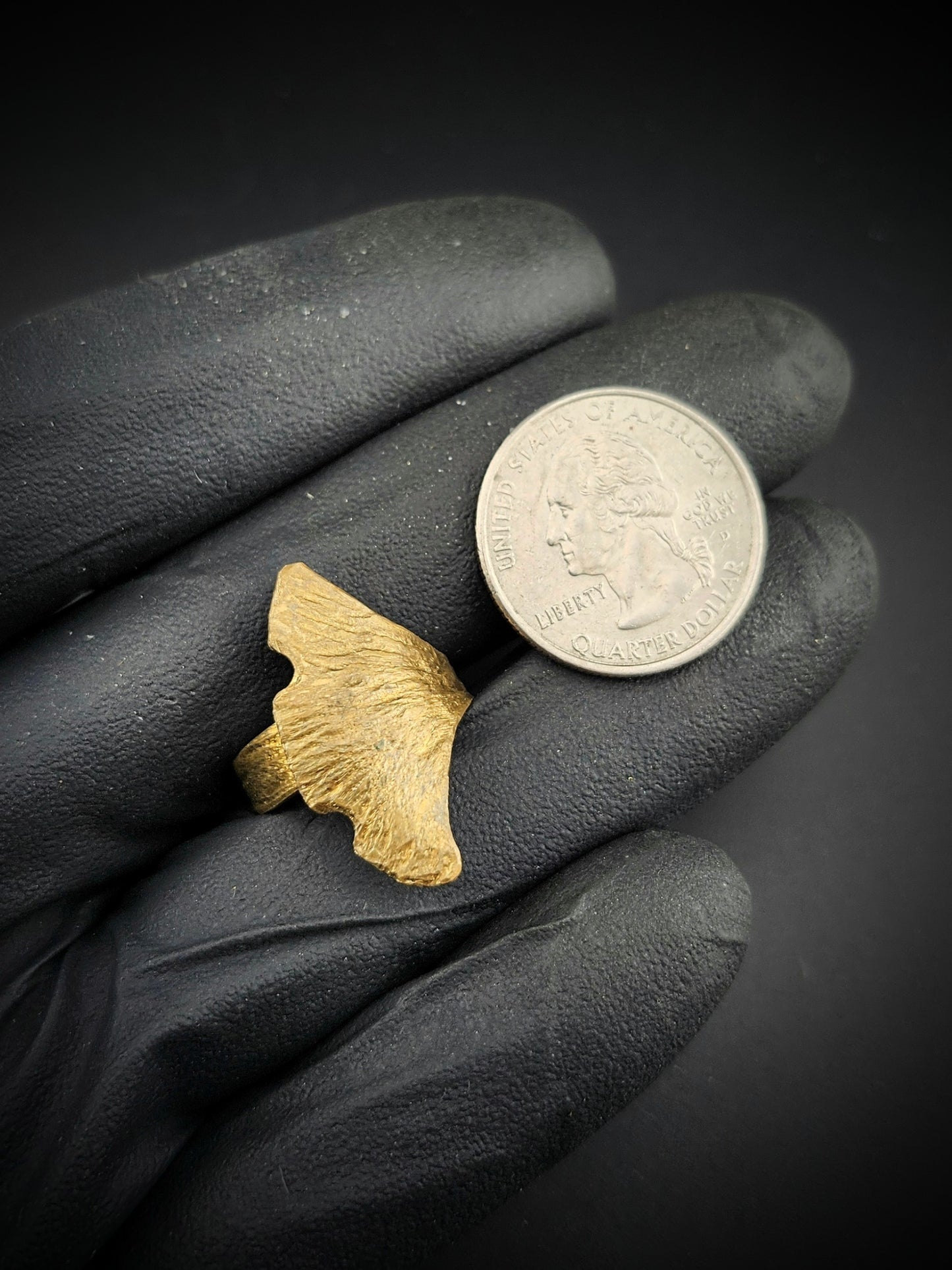 Ginkgo Leaf Ring - Size 7