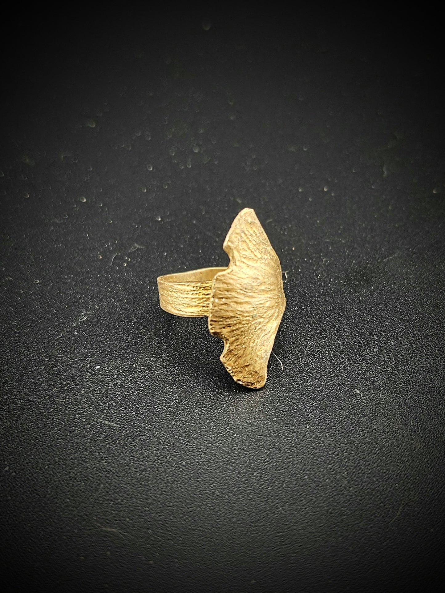 Ginkgo Leaf Ring - Size 7